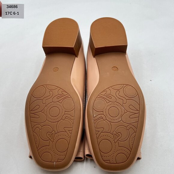 Nude Women's Loafers Casual Comfort Ladies Walking Shoes Moccasin Penny Loafers - Picture 6 of 7